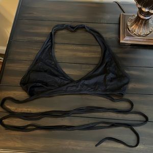 Black amazon crop top